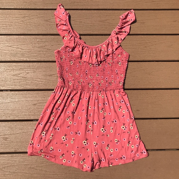 Dresses & Skirts - NEW Smocked Off the shoulder Romper Sz M